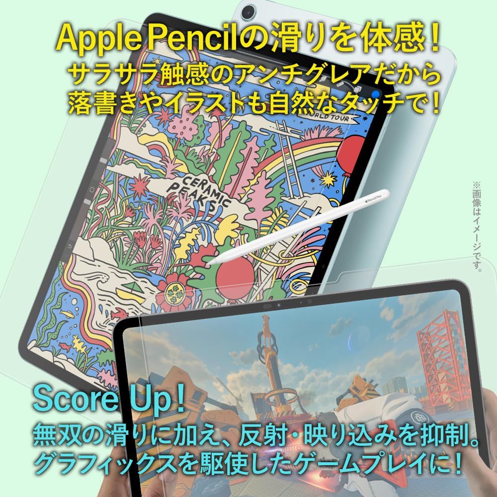 新品 iPad 11インチ Air (M2)【2024】第6世代 用 アンチグレア ガラスフィルム 液晶保護フィルム CF-GHIPA11AG-2024