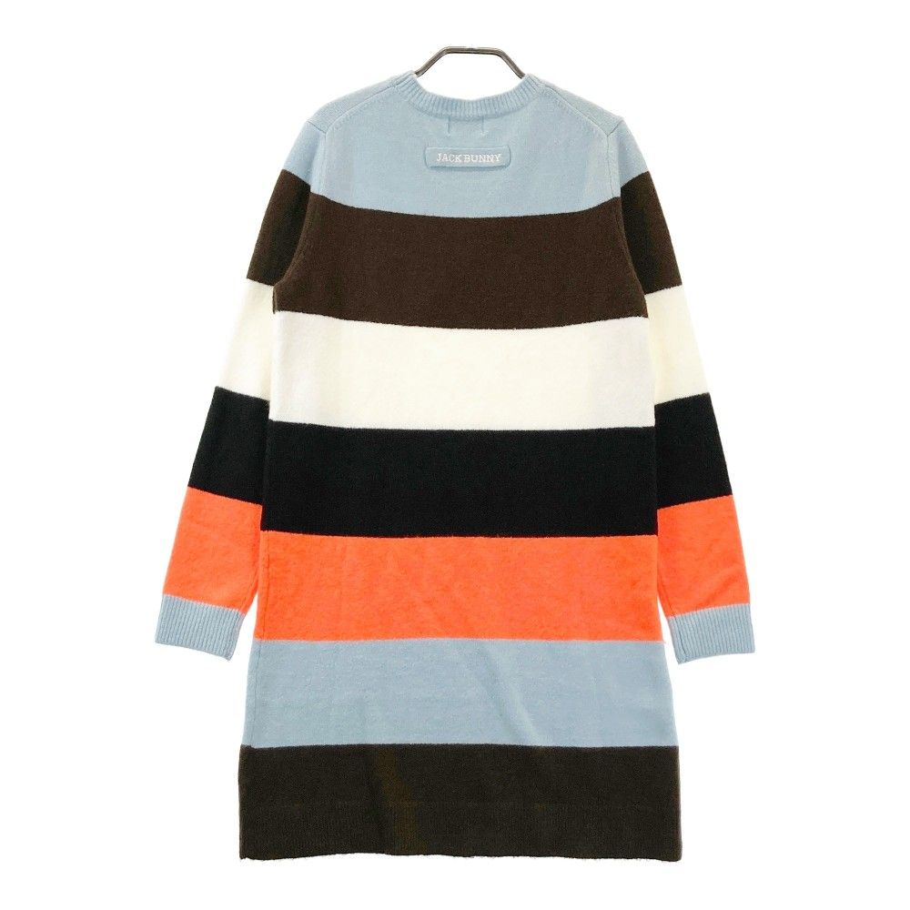 サイズ：2 JACK BUNNY ジャックバニー ニット 長袖ワンピース マルチ
