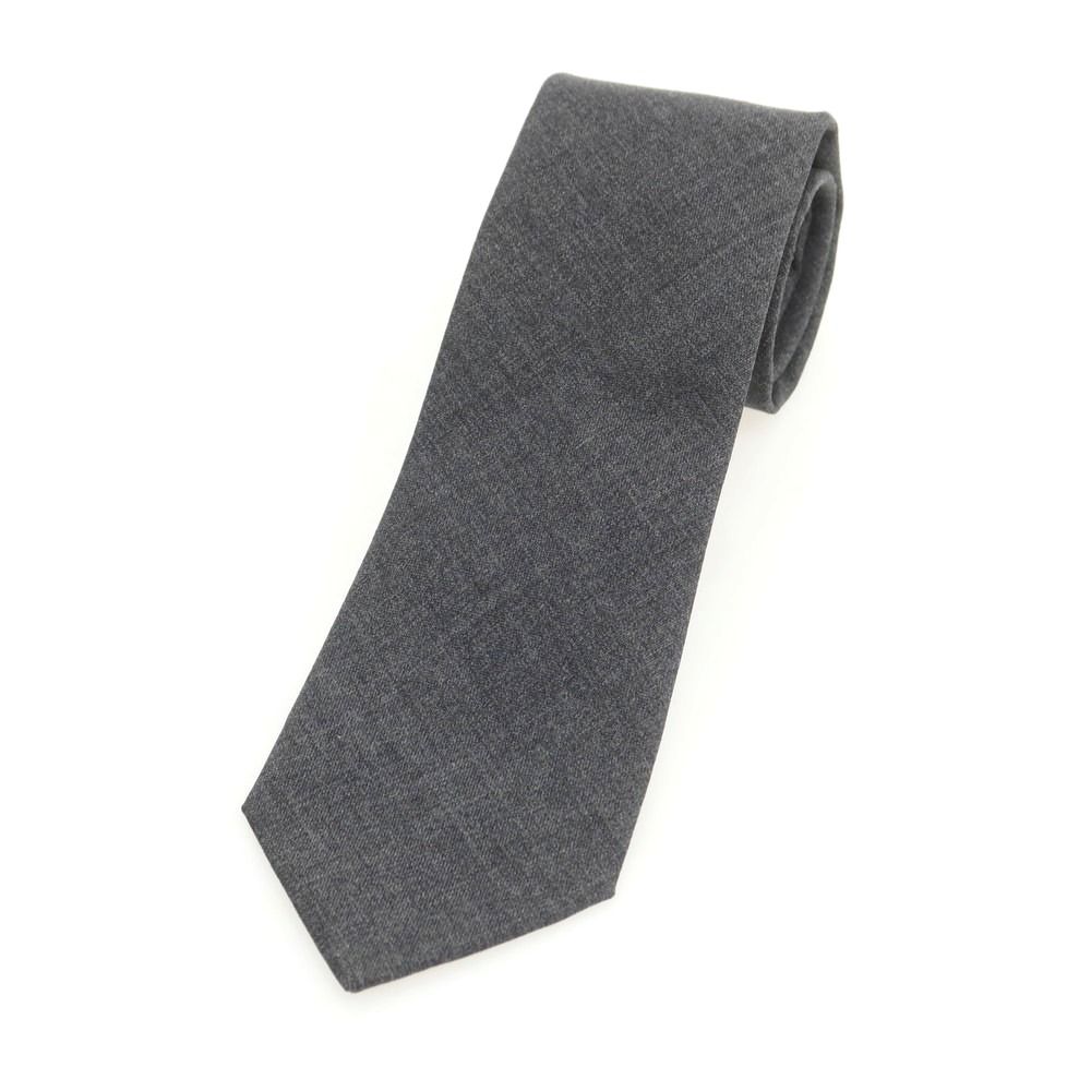 中古】ブルネロクチネリ Brunello Cucinelli ウール 無地ネクタイ