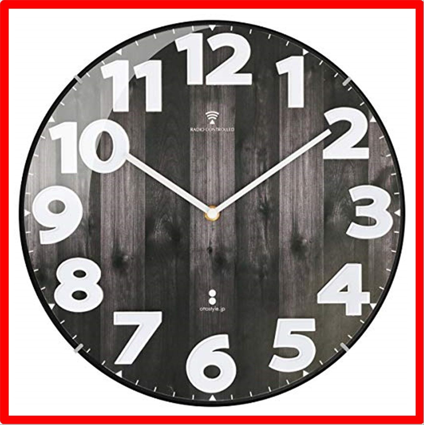 話題の行列 D2【used】LEMNOS clock 電波時計 温湿度計 クロック