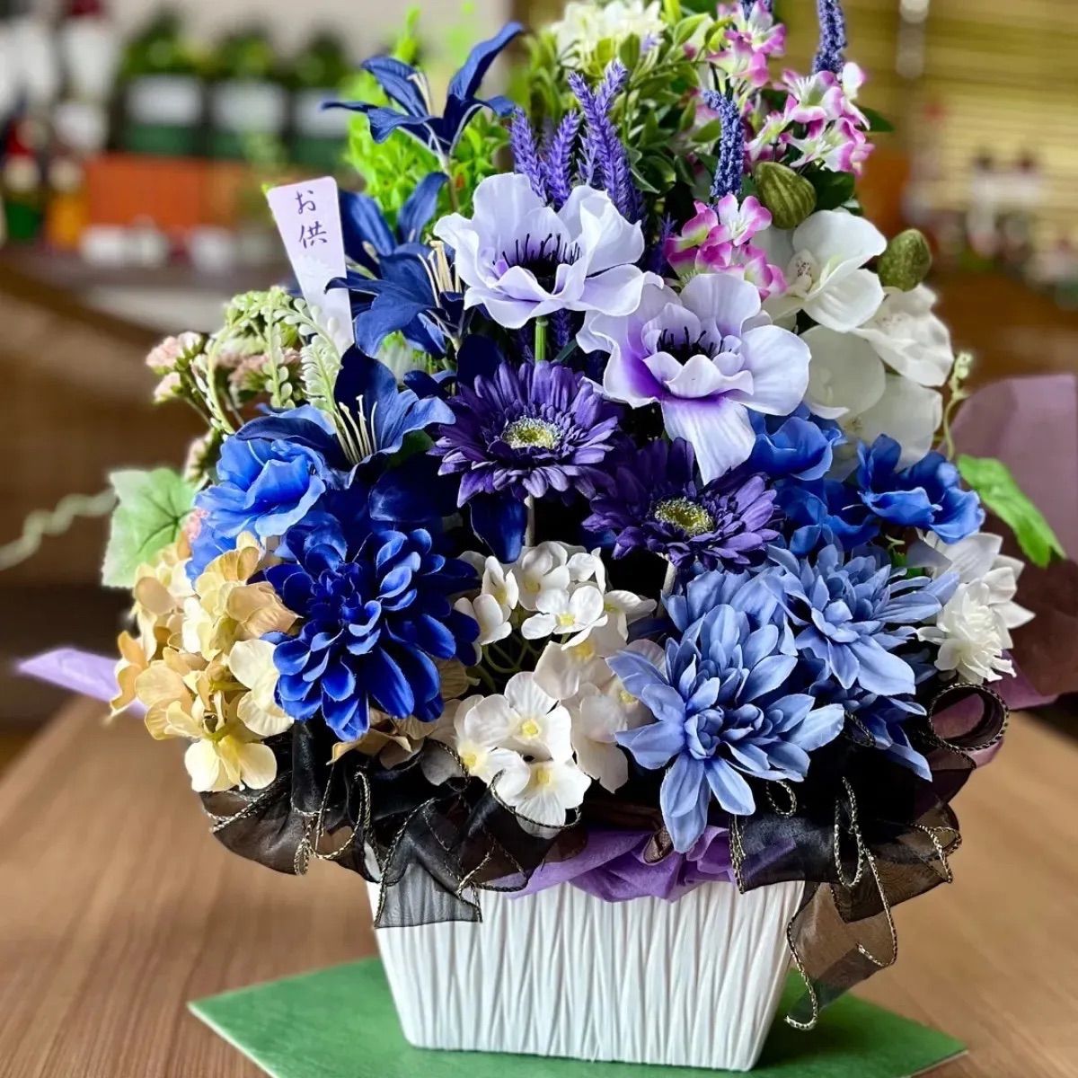 豪華お供えアレンジ＊アーティシャルフラワー