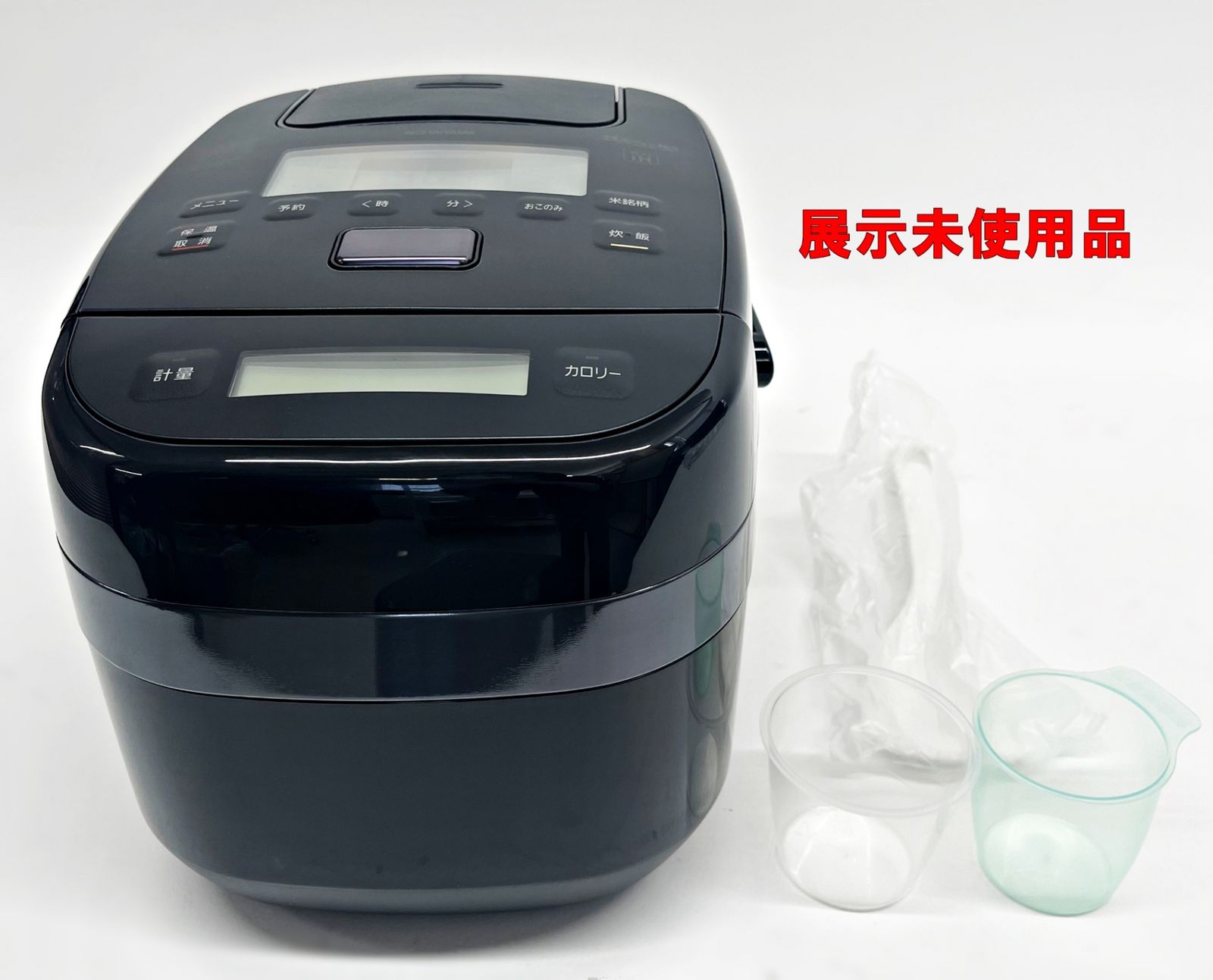 アイリスオーヤマ 圧力IHジャー 炊飯器 5.5合 KRC-PCA50-B ブラック IRIS OHYAMA 展示 R2505-009