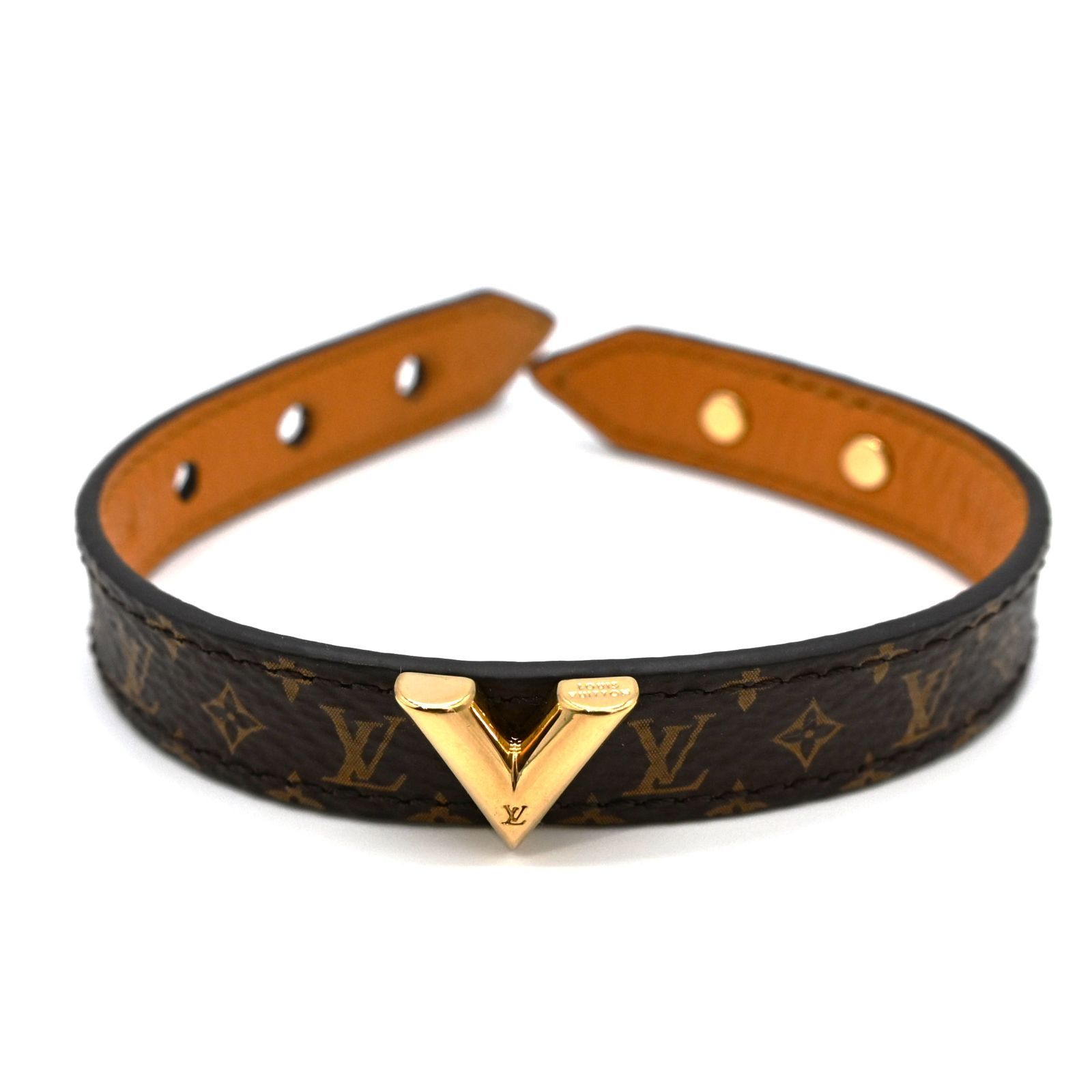 LOUIS VUITTON ルイヴィトン モノグラム ブレスレット エッセンシャルV
