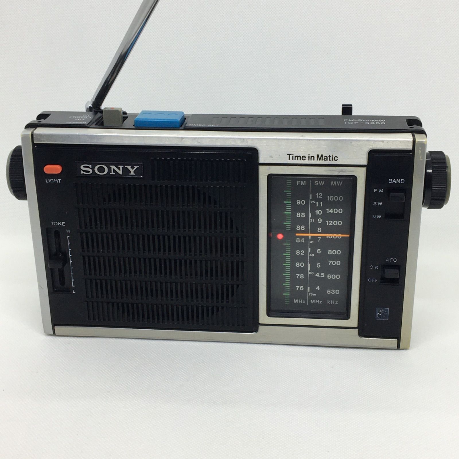 動作品】整備品 SONY ICF-5350 FM/MW/SW 3バンドラジオ 昭和レトロ ソニー - メルカリ