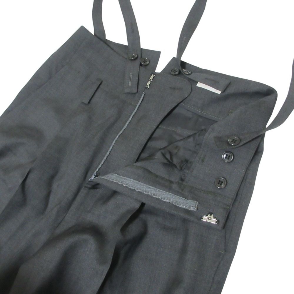 シーニュ cygneサスペンダーパンツ moss グレー サスペンダーパンツ