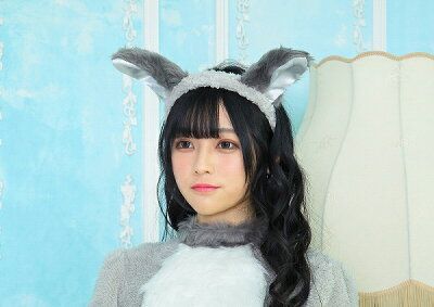 ふわもこアニマル グレーウルフ ［Halloween 狼 コスプレ オオカミ