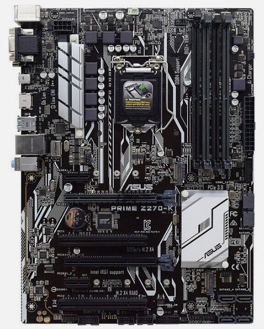 ASUS PRIME Z270-K Intel Z270 LGA1151 DDR4 SATA3 ATX Motherboard - メルカリ