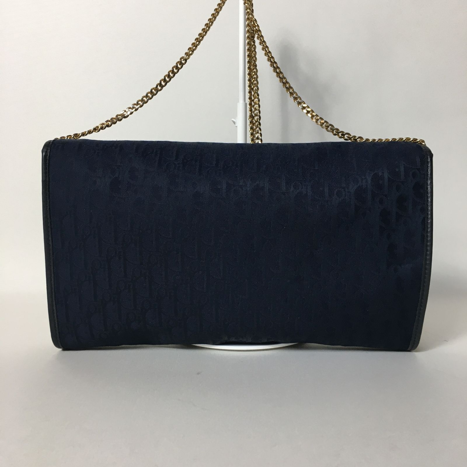 希少✨オールドディオール ショルダー ハンドバッグ トロッター ブラック 美品】ディオール ショルダーバッグ 2way チェーン トロッター