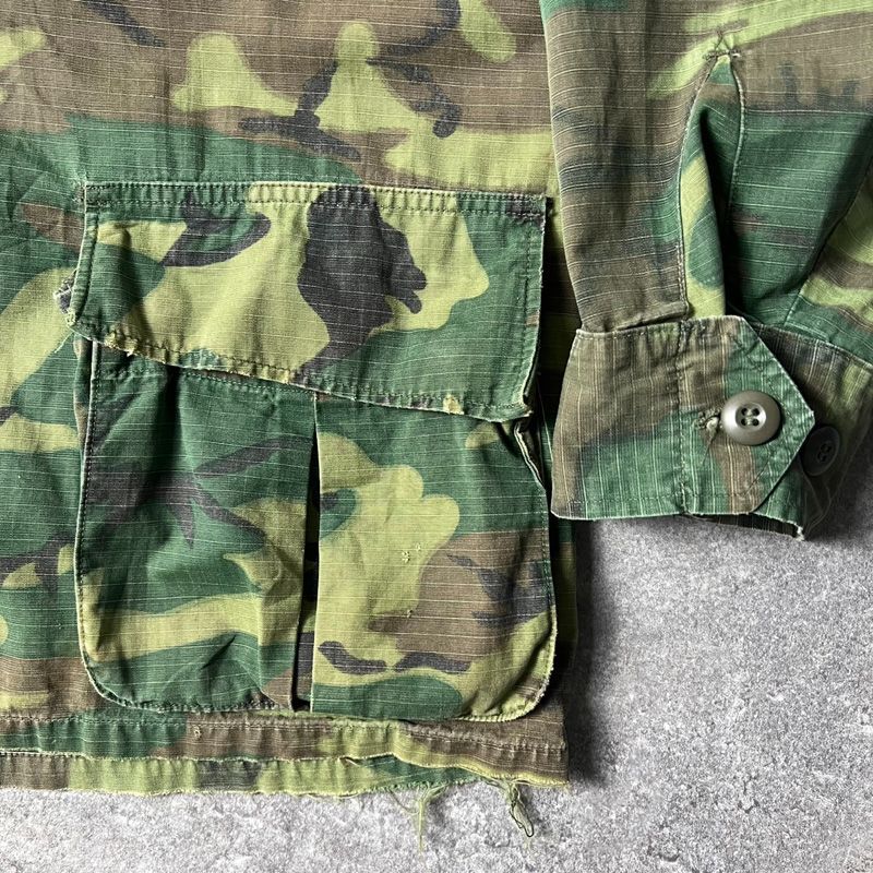 60s 70s US ARMY 米軍実物 4th ERDL グリーンリーフ カモ 60s 70s US ARMY 米軍実物 4th ERDL グリーンリーフ カモ