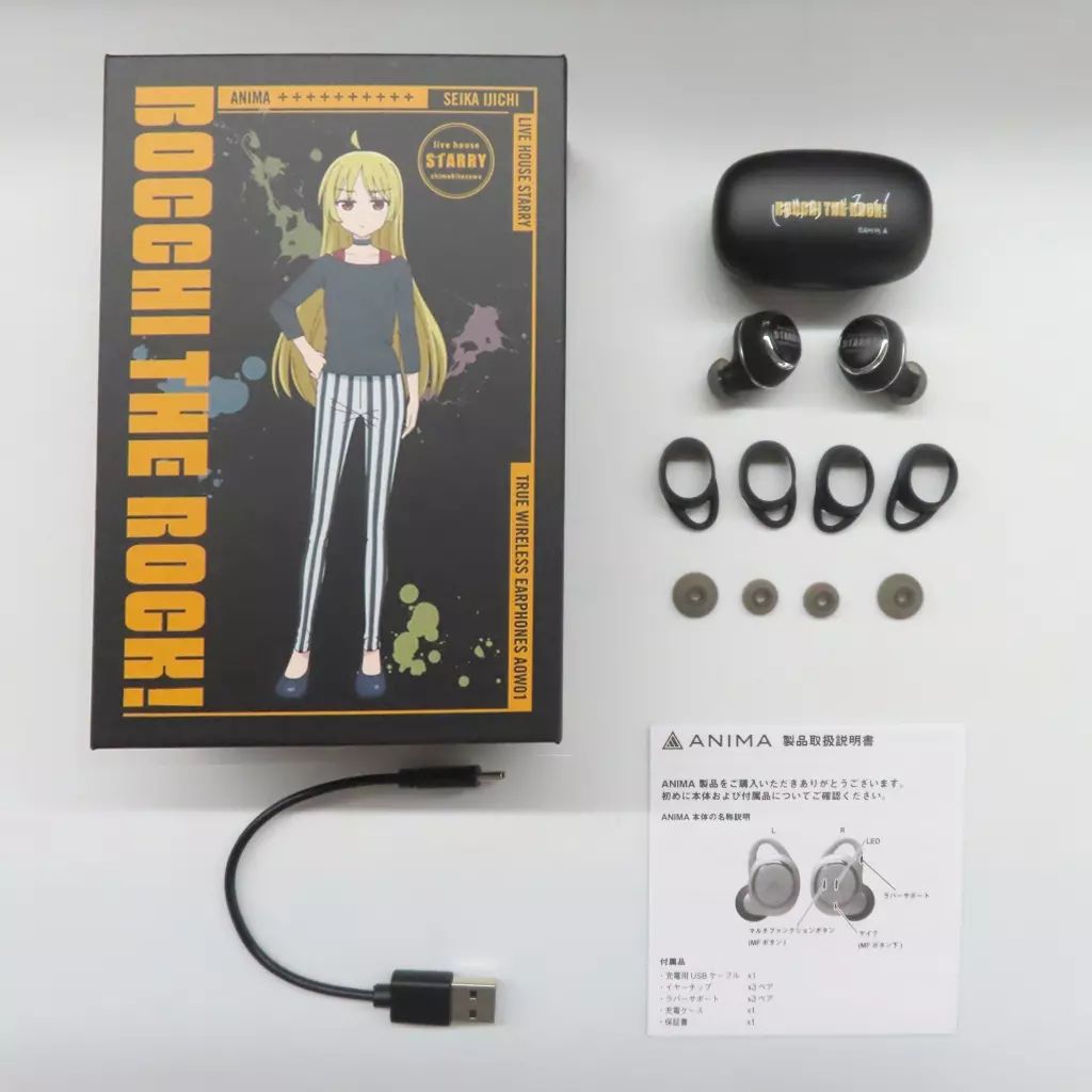 中古】ヘッドフォン 伊地知星歌 ワイヤレスイヤホン ANIMA AOW01
