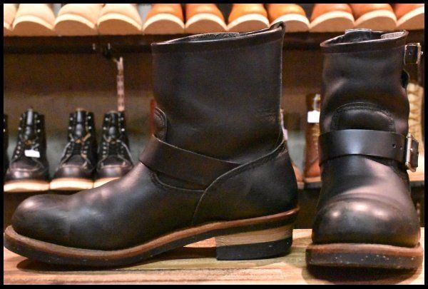 REDWING レッドウィング 2976 エンジニア　ショート　9D REDWINGレッドウイング 2976 9Dショートエンジニアブーツブラック