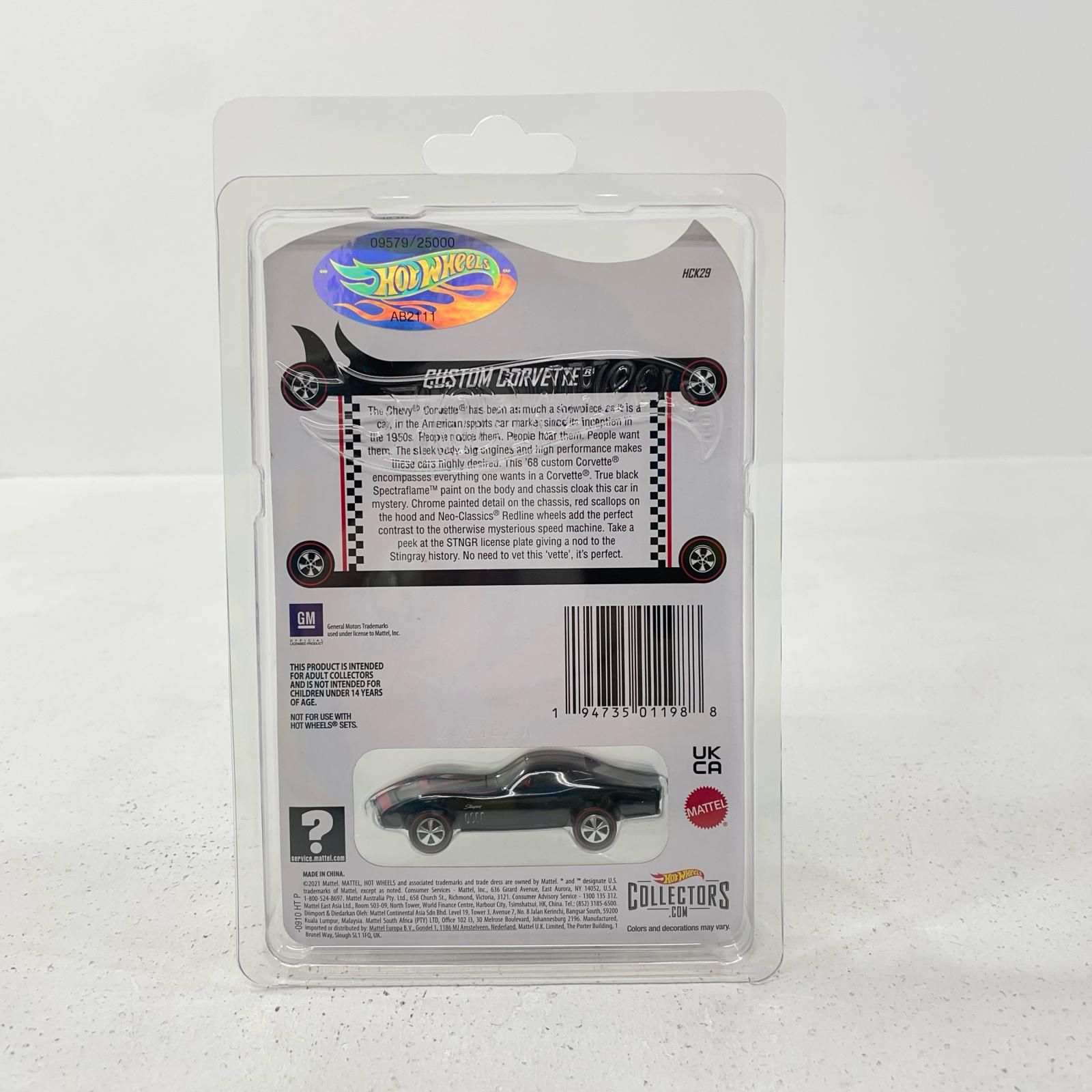 Hot Wheels 68 Custom Corvette 728