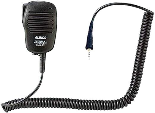 アルインコ(Alinco) 4極ねじ込み式トランシーバー専用スピーカーマイク ブラック 1ピンねじ込み防水型 EMS-62