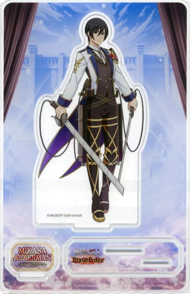 進撃の巨人 ミカサ・アッカーマン アクリルスタンド アクスタ ブレオダ 当選品 進撃の巨人 ミカサ・アッカーマン アクリルスタンド アクスタ