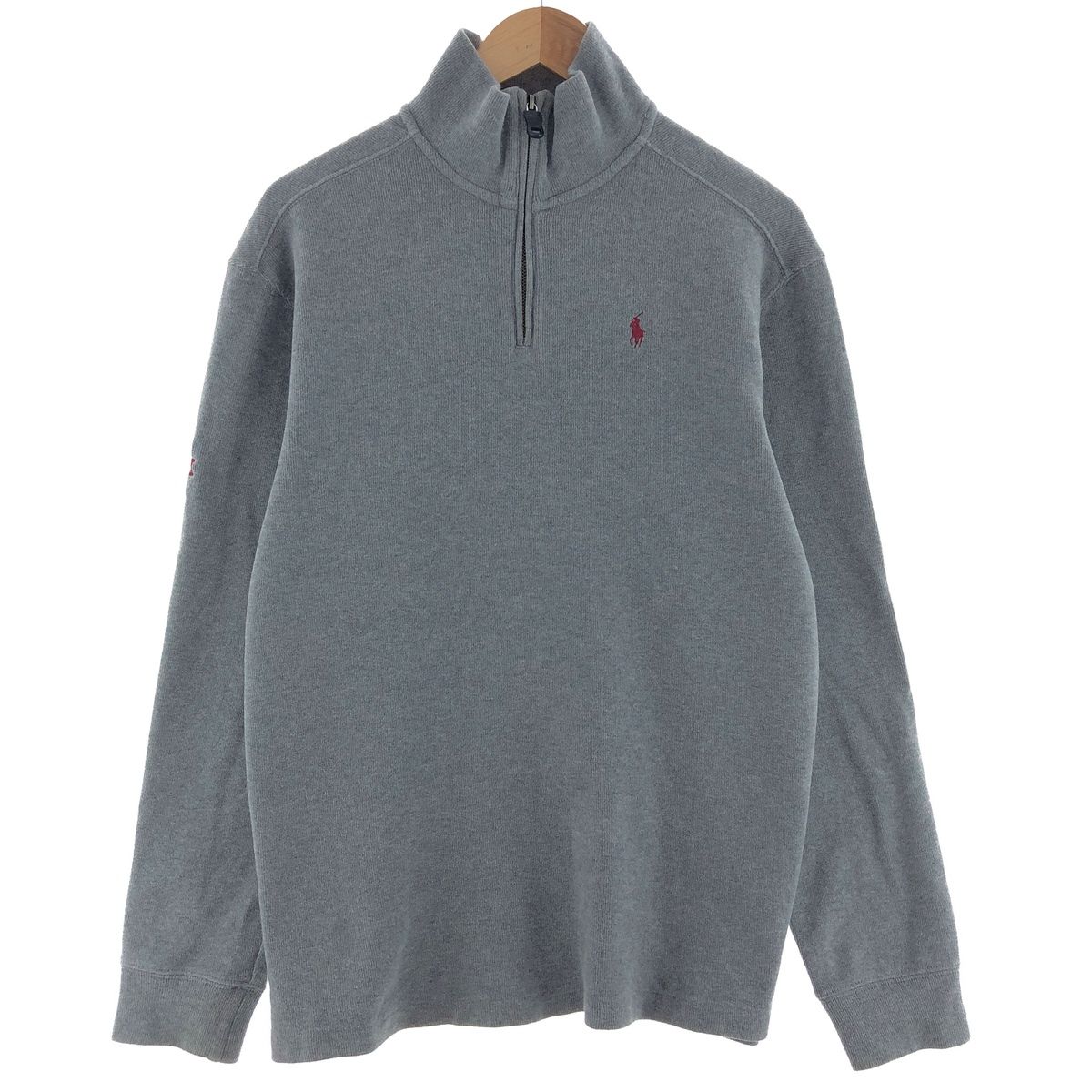 古着 ラルフローレン Ralph Lauren POLO by Ralph Lauren ハーフジップスウェットシャツ トレーナー メンズL/eaa390308