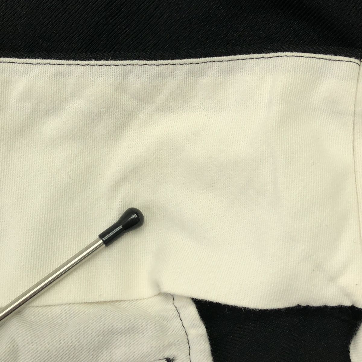 COMME des GARCONS HOMME PLUS コムデギャルソンオムプリュス 2021SS 縮絨 アシンメトリー ハーフパンツ XS ブラック メンズ SMP1DAWEKUDUS_SCH_ID