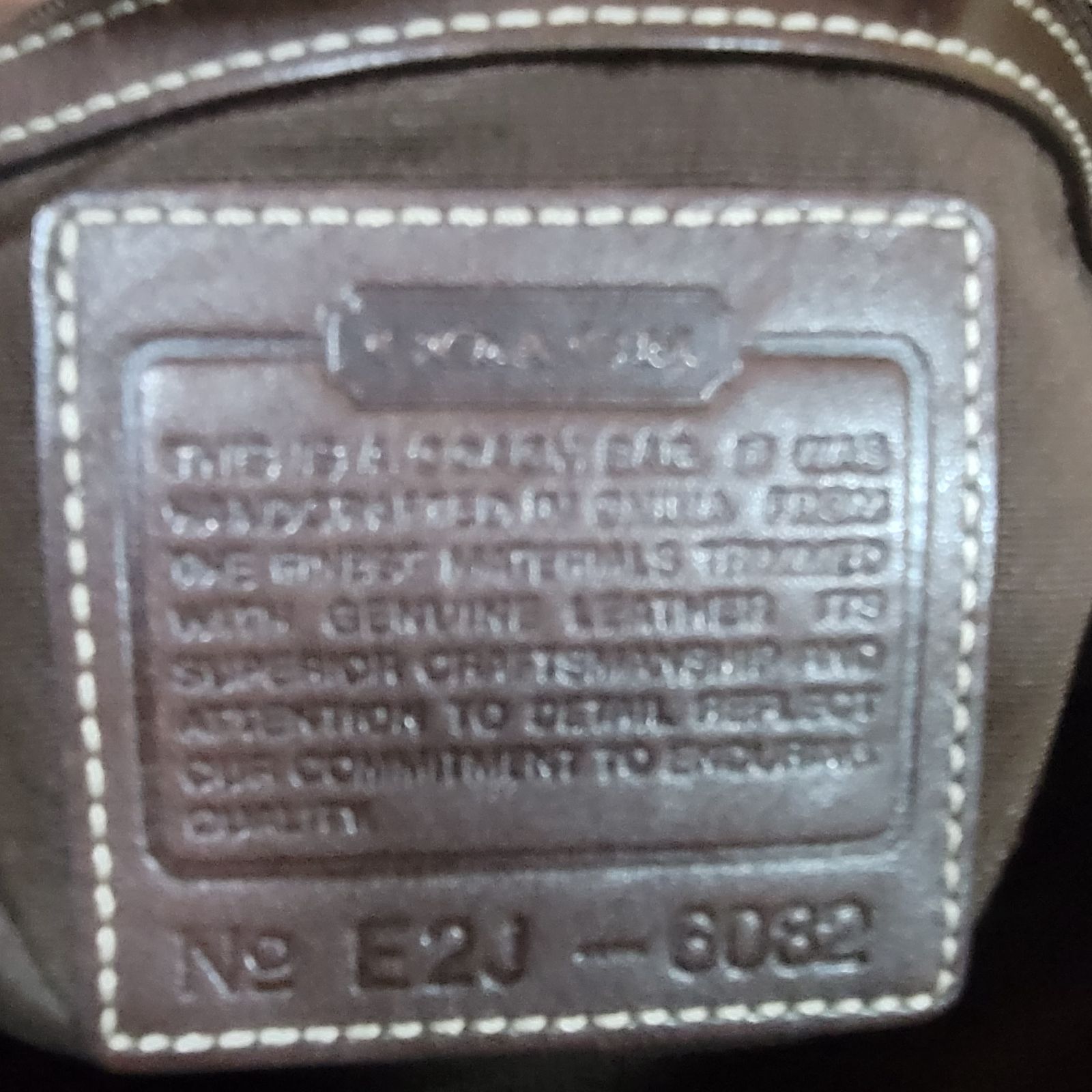 12 COACH コーチ シグネチャー E2J-6082 トートバッグ - メルカリ