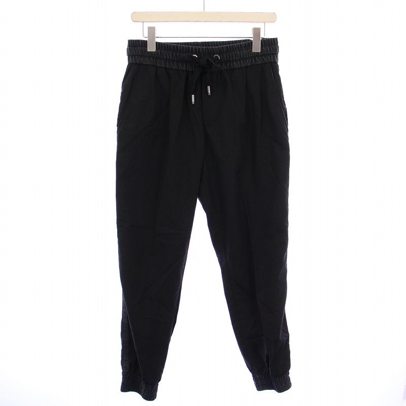 DOLCE &GABBANAブラックゴムウエストパンツ DOLCE &GABBANAブラックゴムウエストパンツ DOLCE &GABBANAブラック