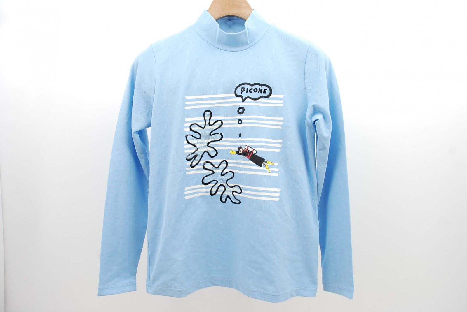 coco 中古 ピッコーネクラブ PICONE CLUB レディース 長袖シャツ 1(M) 赤 レッド モックネック ハイネック 春秋 coco 中古 ピッコーネクラブ PICONE CLUB レディース 長袖シャツ
