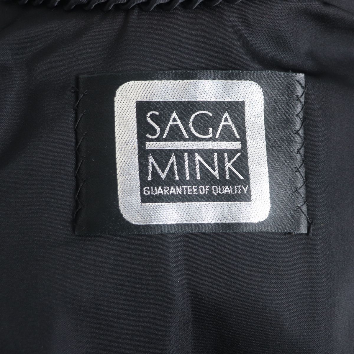 極美品◇SAGA MINK サガミンク 本毛皮コート 逆毛 ダークブラウン