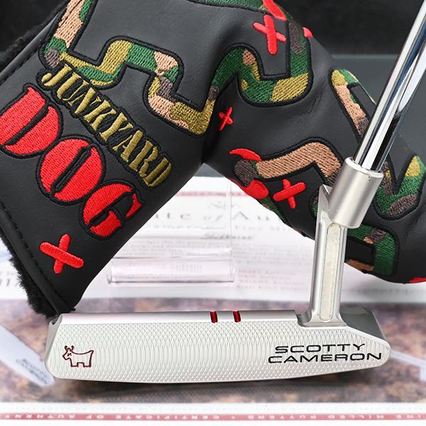 スコッティキャメロンニューポート2 ジャンクヤードドッグ　証明34 スコッティキャメロンニューポート2 ジャンクヤードドッグ 証明