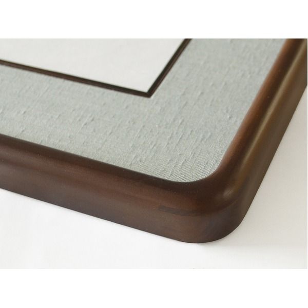 角が丸い色紙額 布マット木製色紙額