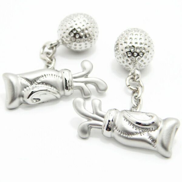 ゴルフ大好き ゴルフバックとボールと カフス カフスボタン カフリンクス cufflinks cuffs メンズ 男性 スーツアクセサリー専門店 父の日 ギフトにも 誕生日 プレゼント プチギフト おしゃれ カ