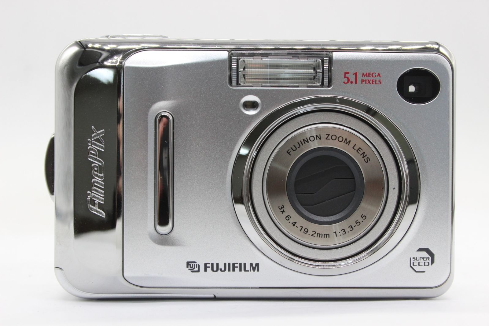 美品 返品保証】 【便利な単三電池で使用可】フジフィルム Fujifilm Finepix A500 3x 元箱付き コンパクトデジタルカメラ v853  - メルカリ