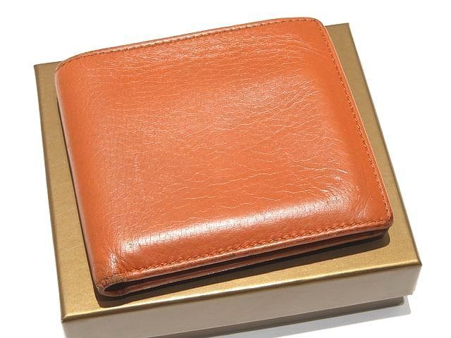 GUCCI グッチ 04848 2つ折り コンパクト 財布 ☆ ライトブラウン系