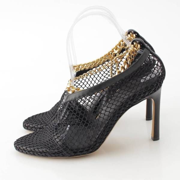 ボッテガヴェネタ アーモンド パンプス レディース 35.5 黒【AFC42