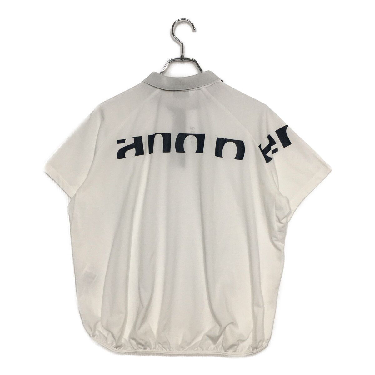 中古 レディース アンパスィ and per se 半袖ポロシャツ LL 白