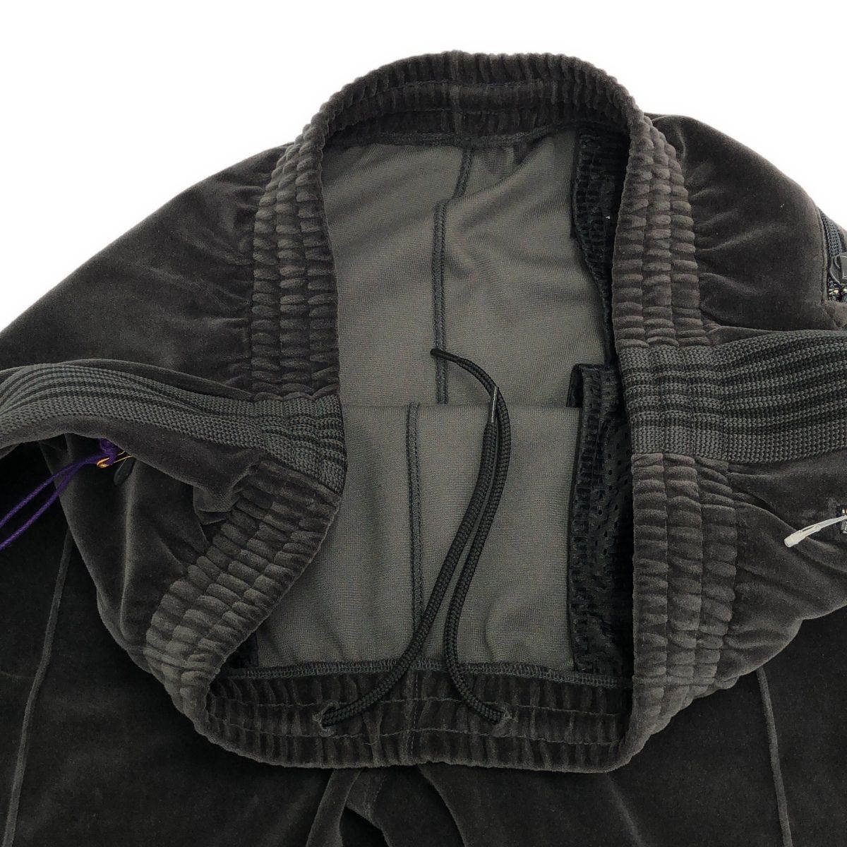 Needles ニードルズ Charcoal別注 Velour Track Pant Narrow ベロア 