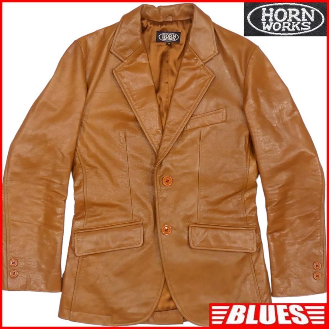 HORN WORKS ホーンワークス ジャケット レザー M 本革 NS319 HORN WORKS ホーンワークス ジャケット レザー M 本革 NS319 - メルカリ