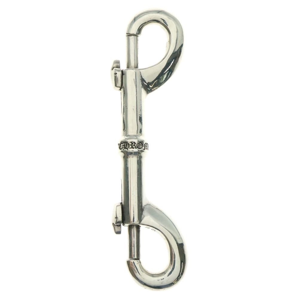 CHROME HEARTS クロムハーツ DOUBLE CLIP SWIVEL KEY CHAIN ダブルクリップスイベル シルバー