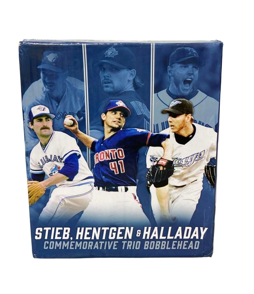 訳あり フィギュア Stieb， Hentgen， Halladay Trio Bobblehead