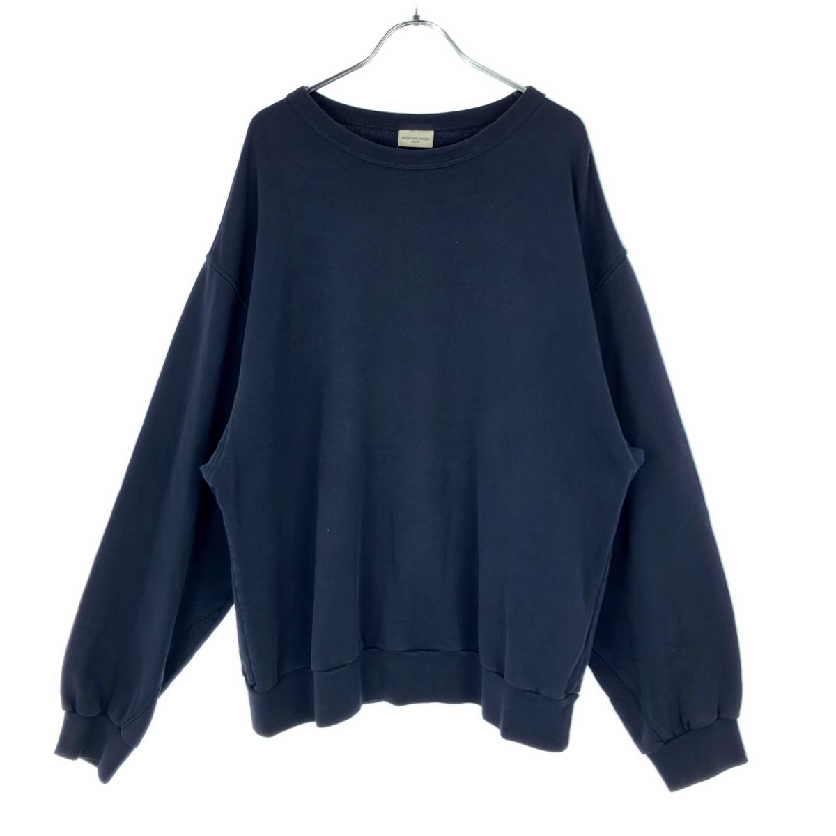 ドリスヴァンノッテン クルーネックスウェットシャツ ネイビー 中古・古着通販】DRIES VAN NOTEN (ドリスヴァンノッテン