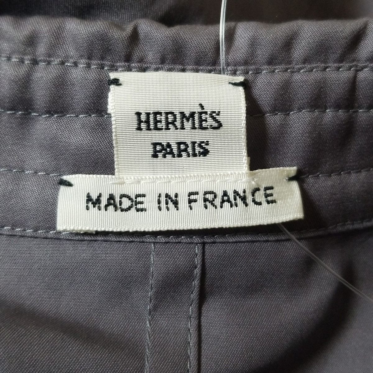 グレー ジップアップ