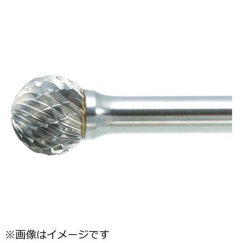 【 新品 未開封 】 トラスコ中山 超硬バー 球型 &Phi;9.5X刃長8.0X軸6 ロング ダブルカット TB8C095L150 未使用 送料無料
