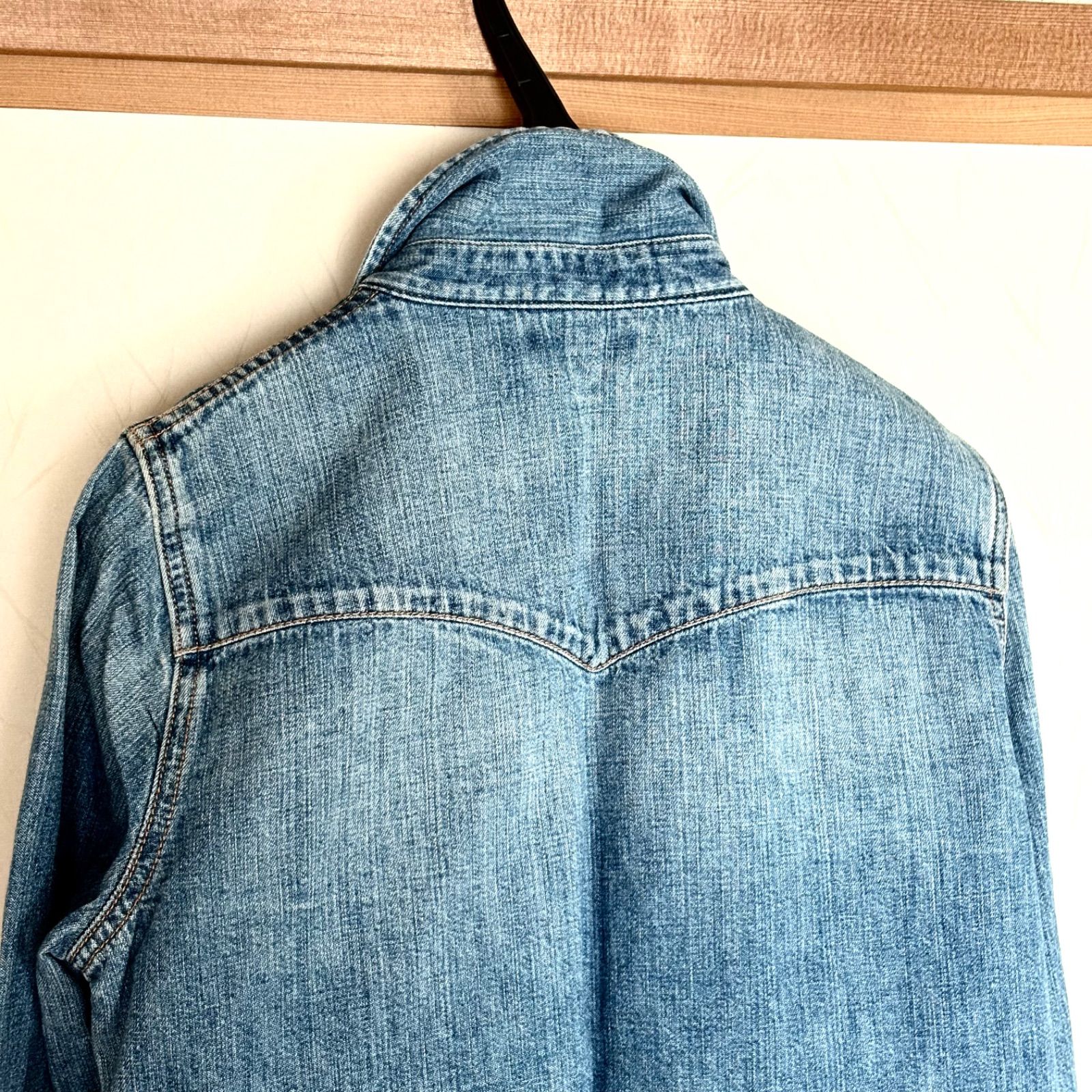 J.Crew デニムシャツ S 美品 ウェスタンシャツ デニムジャケット 長袖 