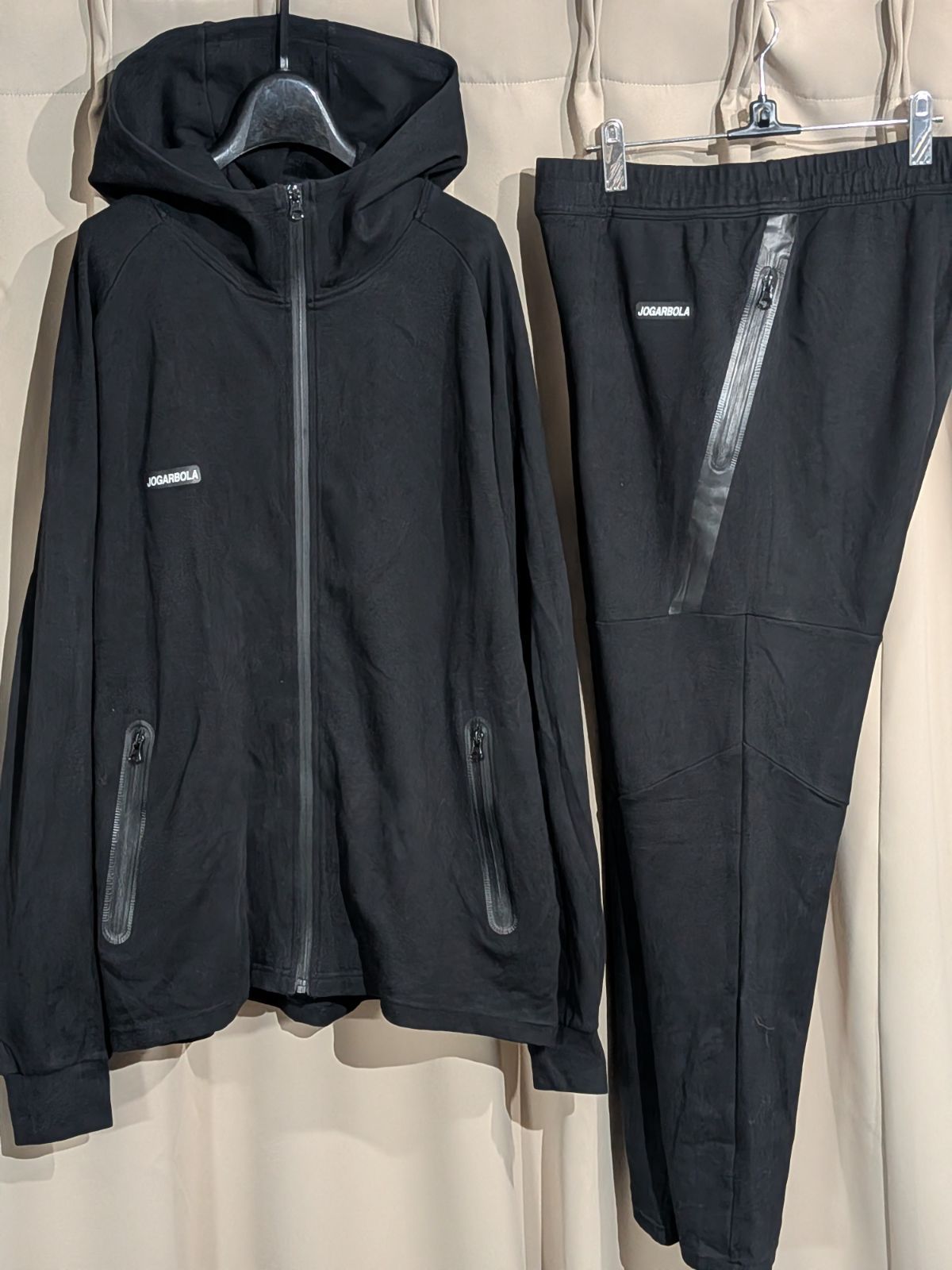 JOGARBOLA テックスウェット パーカー パンツ 上下 セットアップ L 黒