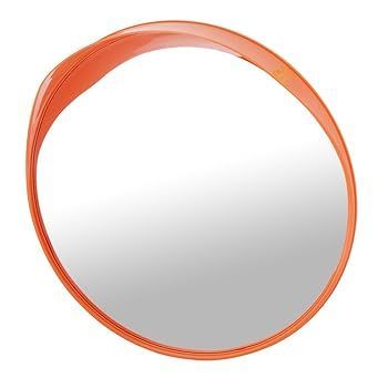 MYST(マイスト) ガレージミラー 近・中距離用(~20mまで) 丸形 オレンジ色 約350φmm (5104)