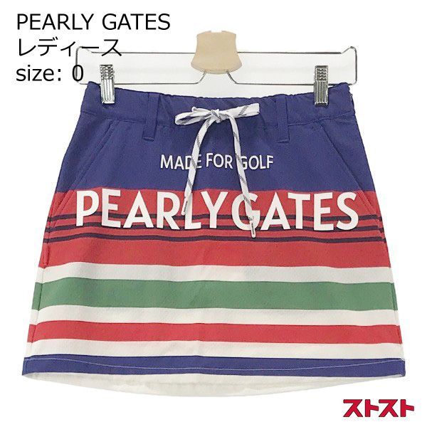 PEARLY GATES パーリーゲイツ 2021年モデル サッカー生地 ストレッチスカート 0 ［240001860951］#