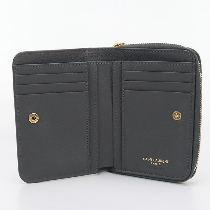 SAINT LAURENT サンローラン コンパクトジップウォレット