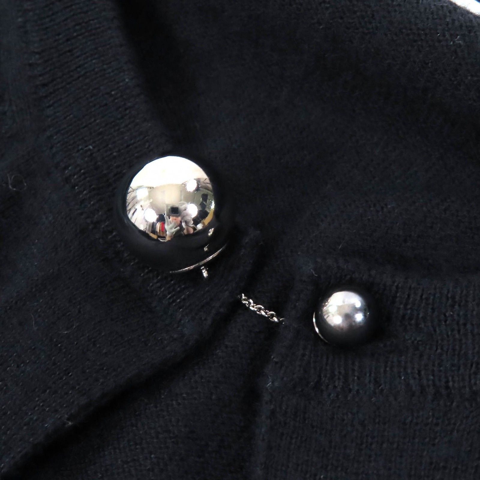 美品△Christian Dior クリスチャンディオール 6C24168AM599 カシミヤ シルク 長袖 ボレロ カーディガン ブラック 38 伊製 正規品 美品△Christian Dior クリスチャンディオール 6C24168AM599