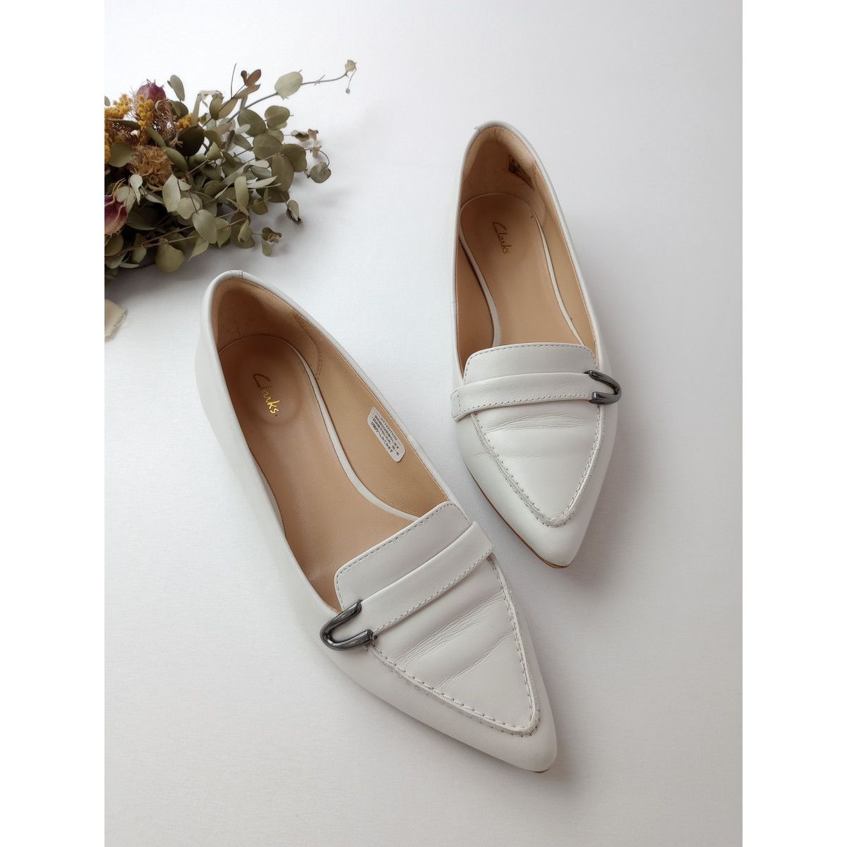 Clarks クラークス Laina15 Buckle ライナ15バックル ローファー 24.5