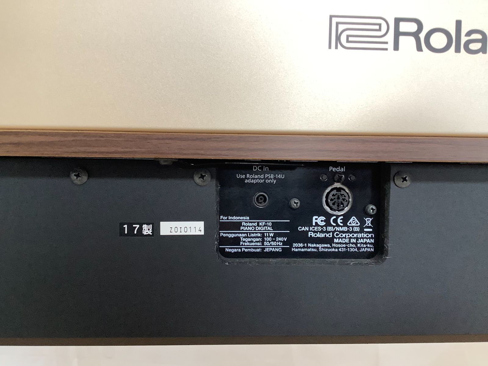 ★61930【電子ピアノ】ROLAND　KF10　17年製 ☆61930【電子ピアノ】ROLAND KF10 17年製 - メルカリ