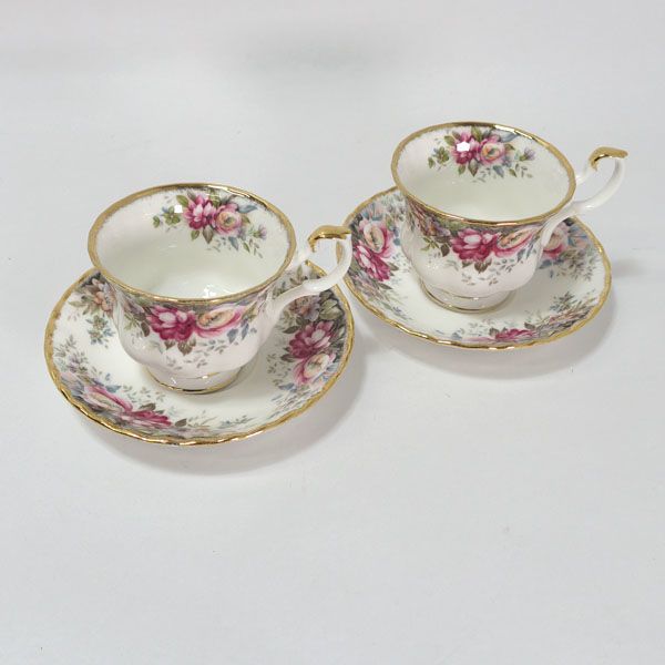 Royal Albert | ロイヤルアルバート ◆ 洋食器 ロイヤル アルバート|オータム カップ-ソーサー 2客 雑貨 アンティーク 西洋磁器 ギフト