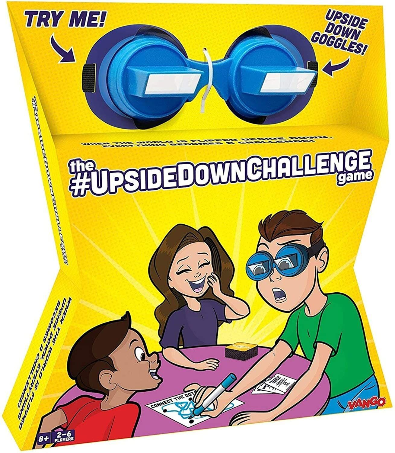 【在庫処分】Wild The UpsideDownChallenge(アップサイドダウンチャレンジ)ゲーム 子供u0026家族向け - 上下逆さまゴーグルで楽しいチャレンジ Hog - ゲームナイトやパーティー用のおかしなゲーム - 対