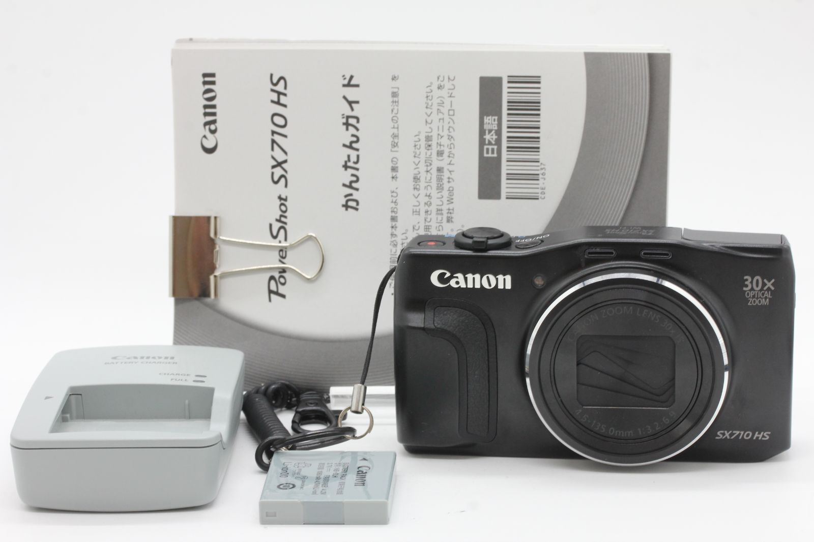 良品 Canon デジタルカメラ PowerShot SX710 HS ブラック 光学30倍