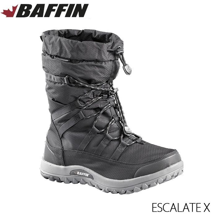 【激安】半額以下- 50%OFFの安い通販 X ESCALATE スノーブーツ バフィン BAFFIN カナダ BLACK CANADA スノーブーツ